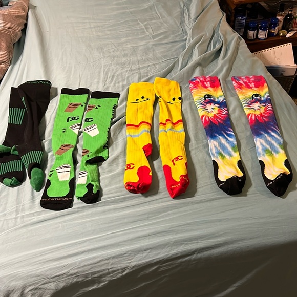 pro compression Accessories - 3 compression socks from pro compression L/XL nice and s/m hemp socks. Cute